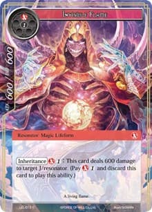 Invisible Flame - Legacy Lost - Force of Will card