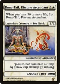 Rune-Tail, Kitsune Ascendant - Saviors of Kamigawa - Magic: The Gathering card