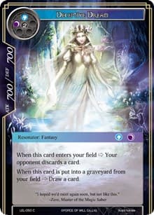Deceptive Dream - Legacy Lost - Force of Will card