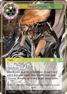 Faria's Summon - Legacy Lost - Force of Will card