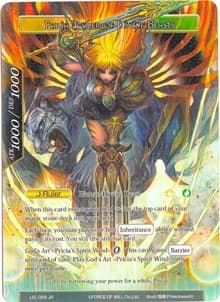 Glorius, Masked Crusader // Faria, Ruler of Divine Beasts (Full Art) - Legacy Lost - Force of Will card