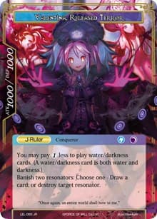 Invading Demon of Water, Valentina // Valentina, Released Terror - Legacy Lost - Force of Will card