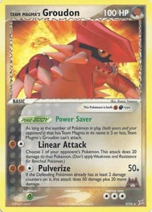 Team Magma's Groudon - 9/95 (EX Team Magma vs Team Aqua) - Deck Exclusives - Pokemon card