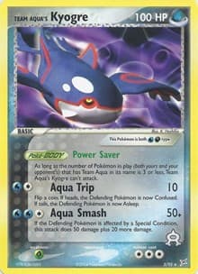 Team Aqua's Kyogre - 3/95 (EX Team Magma vs Team Aqua) - Deck Exclusives - Pokemon card