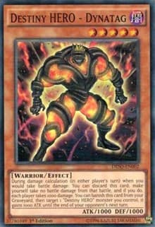 Destiny HERO - Dynatag - Destiny Soldiers - YuGiOh card