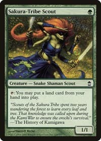 Sakura-Tribe Scout - Saviors of Kamigawa - Magic: The Gathering card
