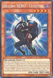 Destiny HERO - Celestial - Destiny Soldiers - YuGiOh card