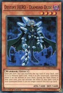 Destiny HERO - Diamond Dude - Destiny Soldiers - YuGiOh card