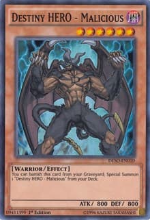Destiny HERO - Malicious - Destiny Soldiers - YuGiOh card