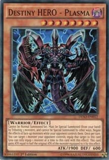 Destiny HERO - Plasma - Destiny Soldiers - YuGiOh card