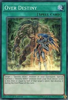 Over Destiny - Destiny Soldiers - YuGiOh card