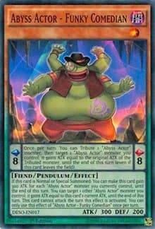 Abyss Actor - Funky Comedian - Destiny Soldiers - YuGiOh card
