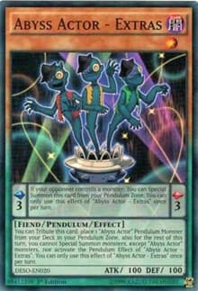 Abyss Actor - Extras - Destiny Soldiers - YuGiOh card