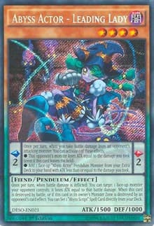 Abyss Actor - Leading Lady - Destiny Soldiers - YuGiOh card