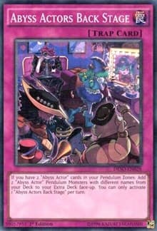 Abyss Actors Back Stage - Destiny Soldiers - YuGiOh card