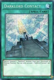Darklord Contact - Destiny Soldiers - YuGiOh card