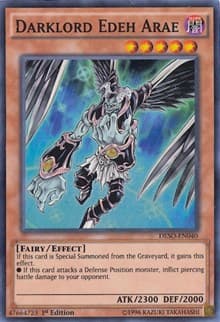 Darklord Edeh Arae - Destiny Soldiers - YuGiOh card