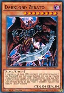 Darklord Zerato - Destiny Soldiers - YuGiOh card