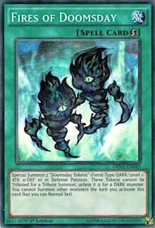 Fires of Doomsday - Destiny Soldiers - YuGiOh card