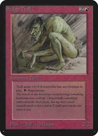 Sedge Troll - Alpha Edition - Magic: The Gathering card