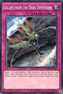 Escape from the Dark Dimension - Destiny Soldiers - YuGiOh card