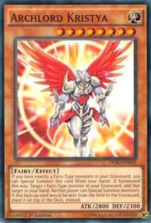 Archlord Kristya - Destiny Soldiers - YuGiOh card