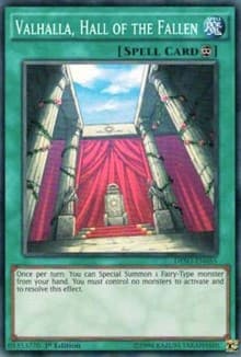 Valhalla, Hall of the Fallen - Destiny Soldiers - YuGiOh card