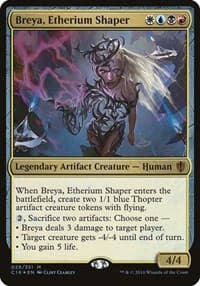 Breya, Etherium Shaper (Commander 2016) - Oversize Cards - Magic: The Gathering card
