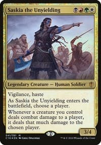 Saskia the Unyielding (Commander 2016) - Oversize Cards - Magic: The Gathering card
