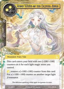 Snow White of the Crystal Apple - Legacy Lost - Force of Will card