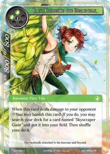 Jack, Climbing the Beanstalk - Legacy Lost - Force of Will card