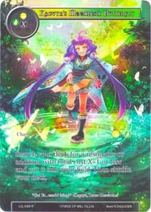 Kaguya's Moonbeam Butterfly (Full Art) - Legacy Lost - Force of Will card