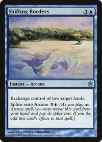 Shifting Borders - Saviors of Kamigawa - Magic: The Gathering card