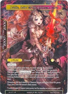 Lumia, the Fated Rebirth // Lumia, Saint of the Crimson Lotus (Full Art) - Legacy Lost - Force of Will card