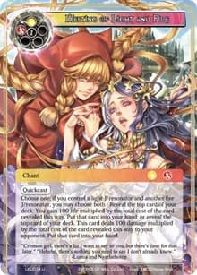 Meeting of Light and Fire - Legacy Lost - Force of Will card