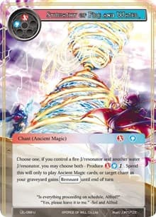 Sympathy of Fire and Water - Legacy Lost - Force of Will card