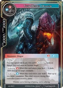 Twin-Headed Dragon - Legacy Lost - Force of Will card