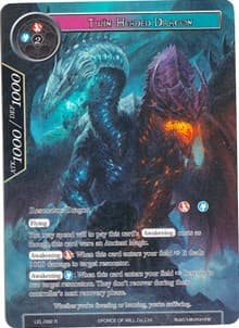Twin-Headed Dragon (Full Art) - Legacy Lost - Force of Will card