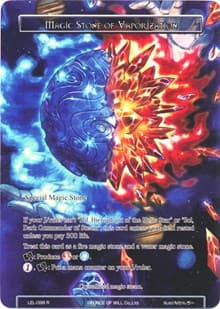 Magic Stone of Vaporization (Full Art) - Legacy Lost - Force of Will card