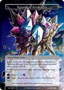 Remains of Attoractia - Legacy Lost - Force of Will card