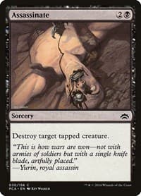 Assassinate - Planechase Anthology - Magic: The Gathering card