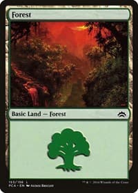 Forest (153) - Planechase Anthology - Magic: The Gathering card