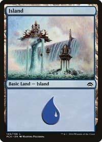 Island (140) - Planechase Anthology - Magic: The Gathering card