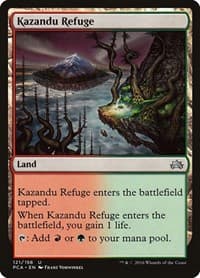 Kazandu Refuge - Planechase Anthology - Magic: The Gathering card