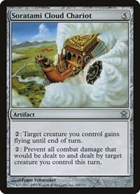 Soratami Cloud Chariot - Saviors of Kamigawa - Magic: The Gathering card