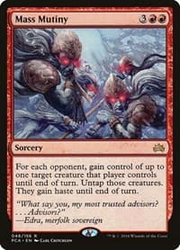 Mass Mutiny - Planechase Anthology - Magic: The Gathering card
