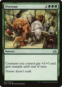Overrun - Planechase Anthology - Magic: The Gathering card