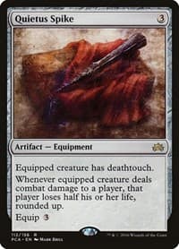Quietus Spike - Planechase Anthology - Magic: The Gathering card