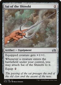 Sai of the Shinobi - Planechase Anthology - Magic: The Gathering card