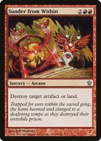 Sunder from Within - Saviors of Kamigawa - Magic: The Gathering card